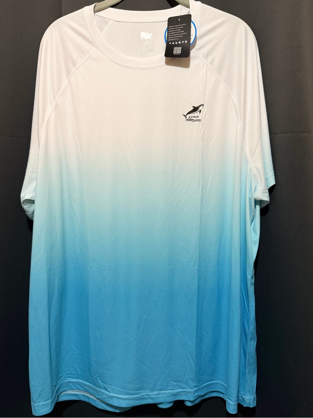 EzRun Short Sleeve Fishing Outdoor Shirt NWT 3xl 50+ UV Blocker
